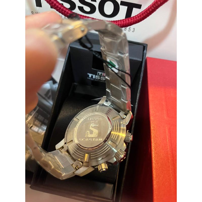 天梭海洋之星 1000 三眼藍面 鋼帶/矽膠錶帶 兩種可選📣-細節圖4