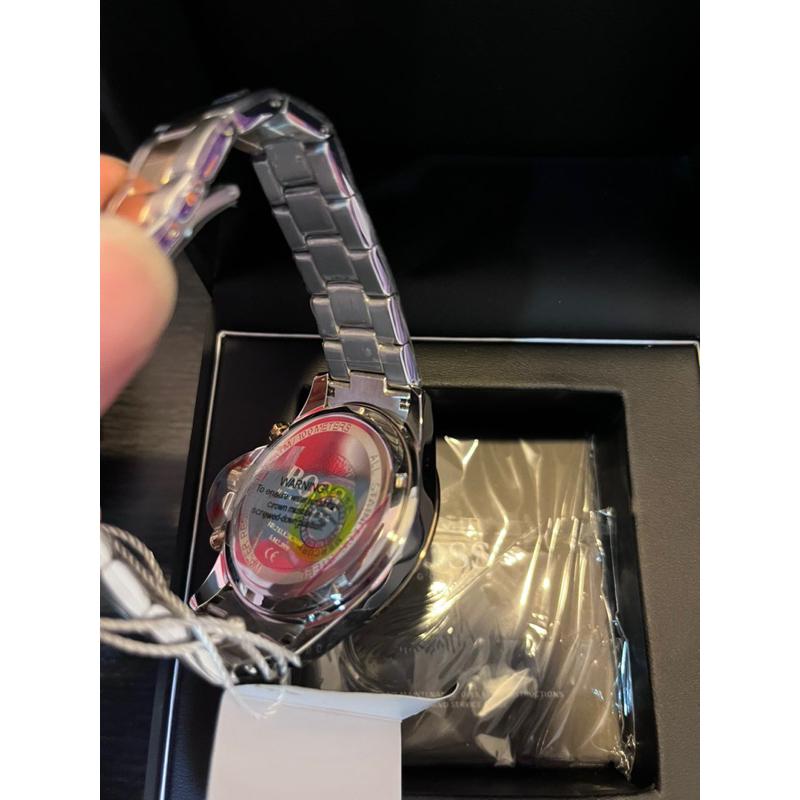 Boss 白金三眼 迪通拿 鋼錶帶 🔥-細節圖5