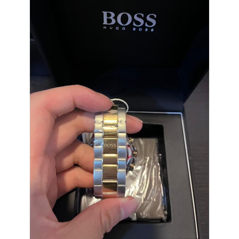 Boss 白金三眼 迪通拿 鋼錶帶 🔥-細節圖6