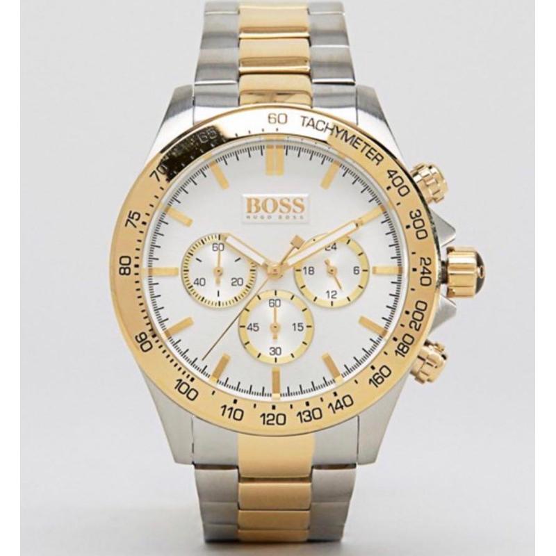 Boss 白金三眼 迪通拿 鋼錶帶 🔥-細節圖7