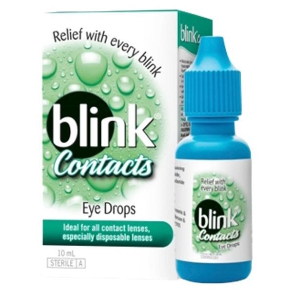 【滿額免運】blink 冰藍 高水份隱形眼鏡潤濕液 10ml 所有隱形眼鏡適用【新宜安中西藥局】-細節圖2