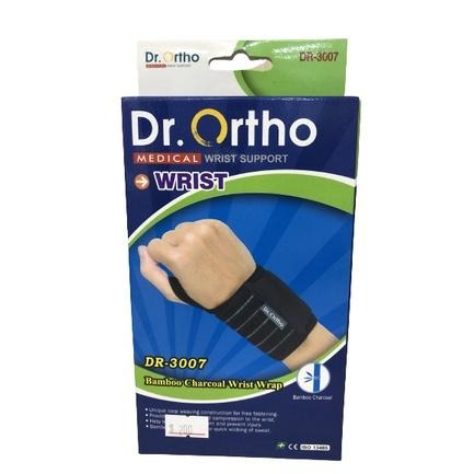 【滿額免運】Dr.Ortho 竹炭全扣式護腕綁帶 DR-3007 護腕【新宜安中西藥局】-細節圖2