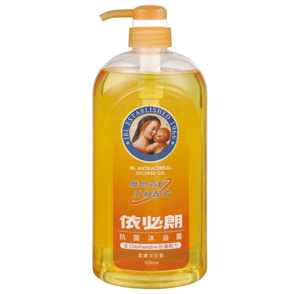 【滿額免運】依必朗 抗菌沐浴露 柔膚洋甘菊 1000ml 沐浴乳 維他命E【新宜安中西藥局】-細節圖2