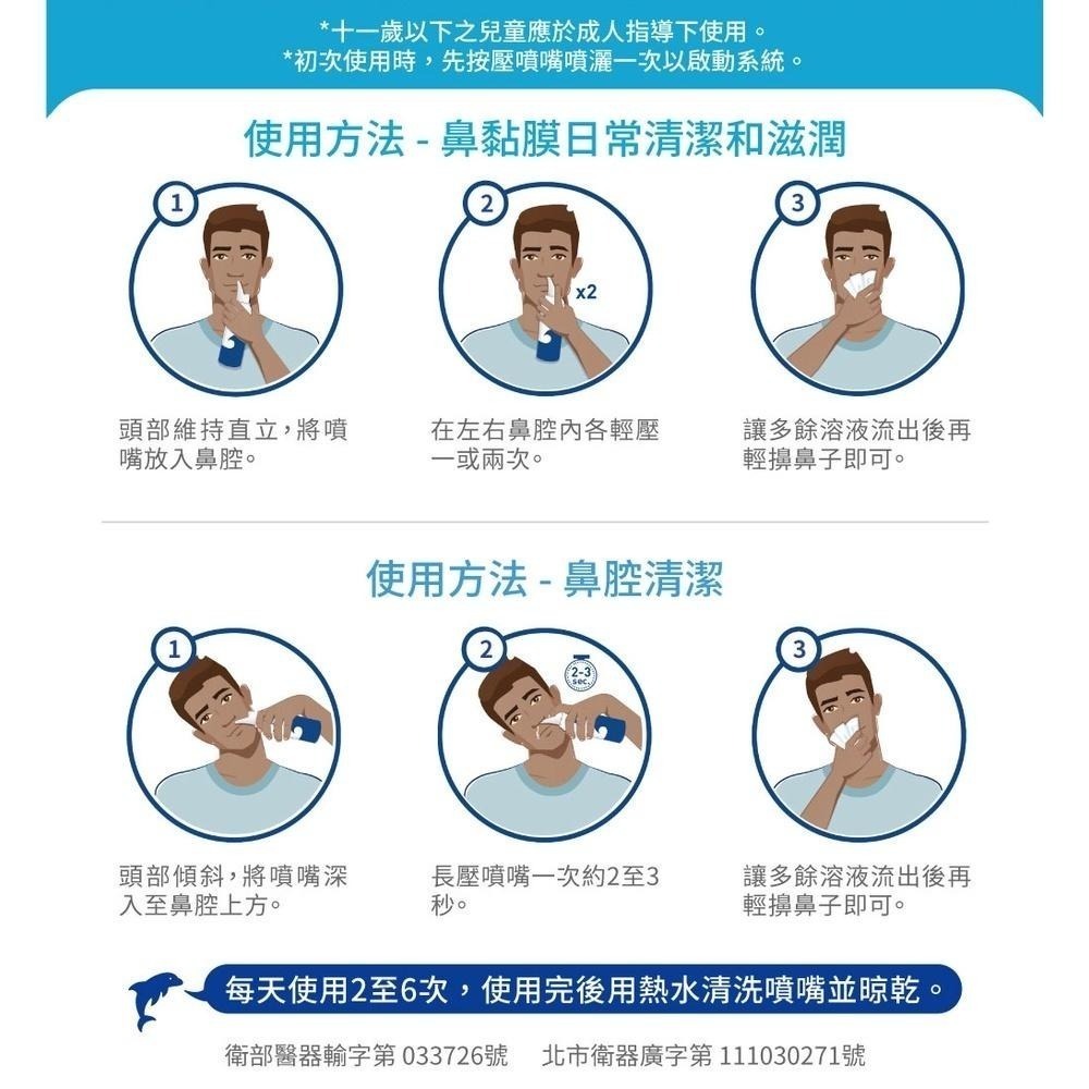 【滿額免運】Sterimar 舒德爾瑪海水洗鼻器 日常型 100ml 洗鼻噴霧【新宜安中西藥局】-細節圖5