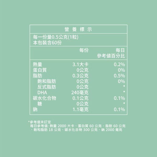 【滿額免運】Doubled+ 倍鮮 DHA高濃度藻油 60粒【新宜安中西藥局】-細節圖4