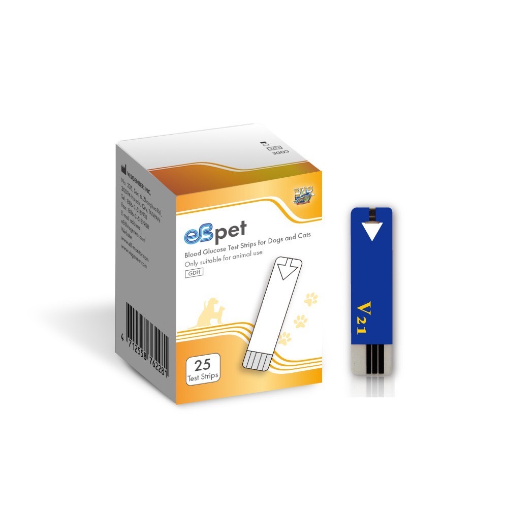【滿額免運】eBmonitor醫必 eBpet 醫必寵物血糖機試紙 25片/盒 測試儀套組 貓狗適用【新宜安中西藥局】-細節圖3