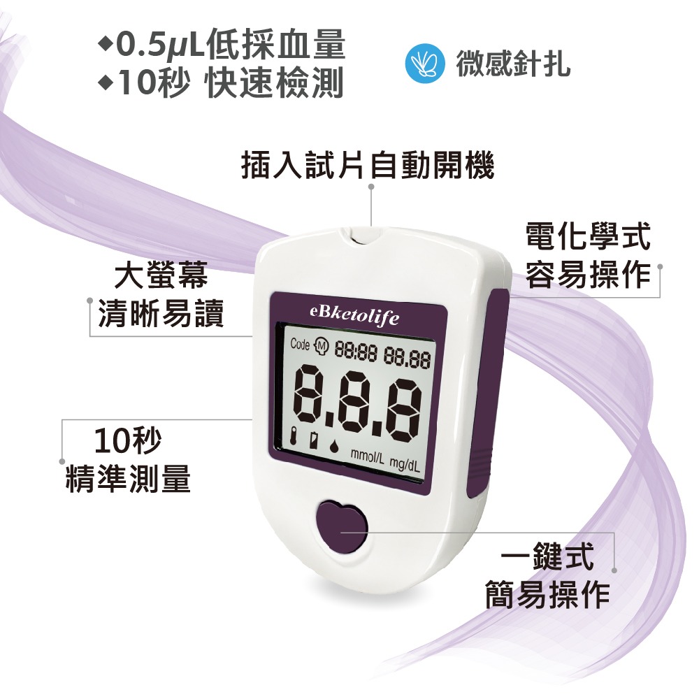 【滿額免運】eBmonitor醫必 eBketolife血酮機套組 1組【新宜安中西藥局】-細節圖5