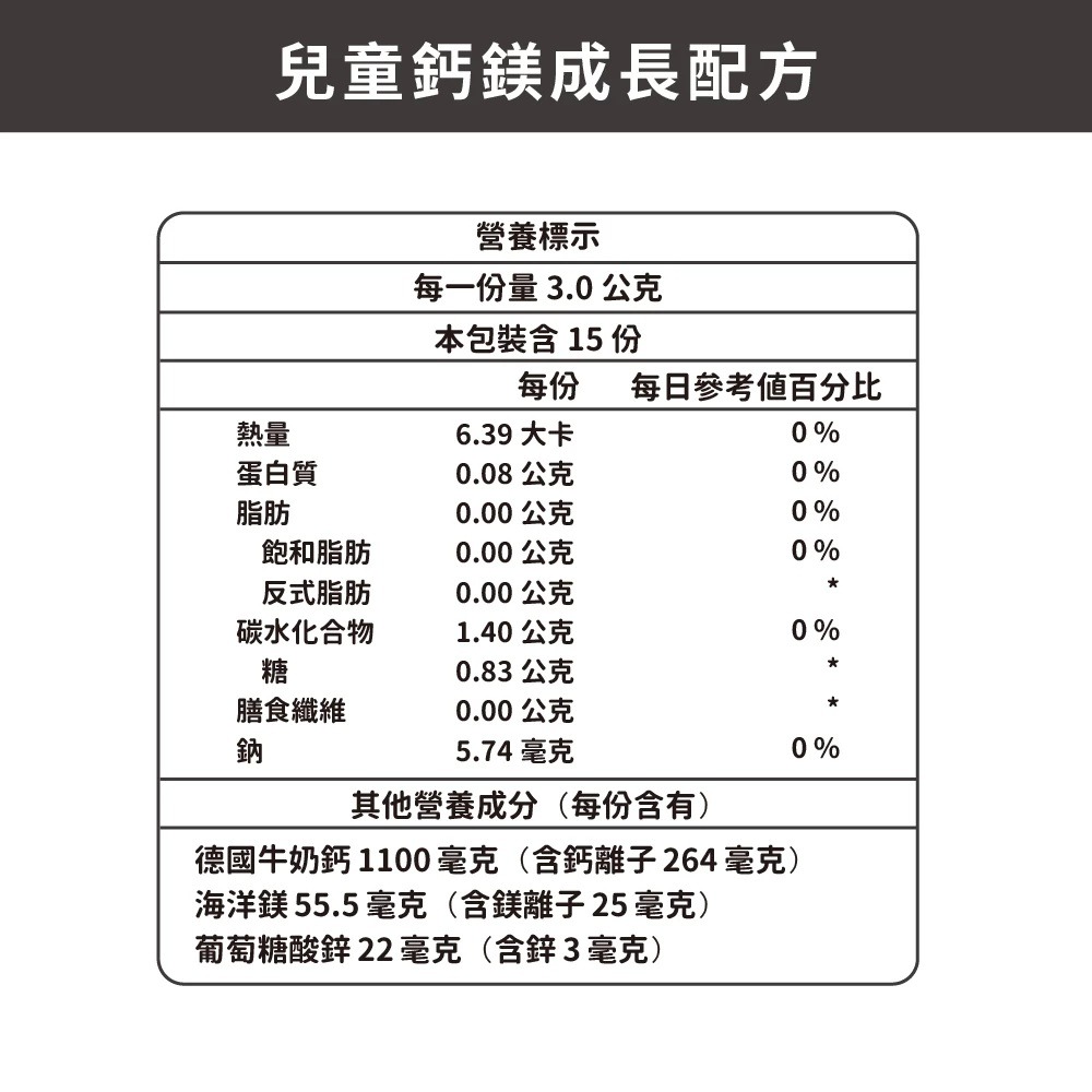 【滿額免運】藥師健生活 兒童鈣鎂成長配方 15包/盒 天然原料萃取 牛奶鈣 維生素K2【新宜安中西藥局】-細節圖8