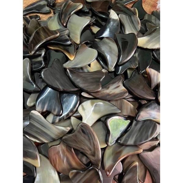 【天然工坊】🇹🇼 牛角刮痧板 天然牛角 刮痧板 臉部加厚款 拔筋棒 加厚牛角 臉部牛角 三角牛角 二件組-細節圖4