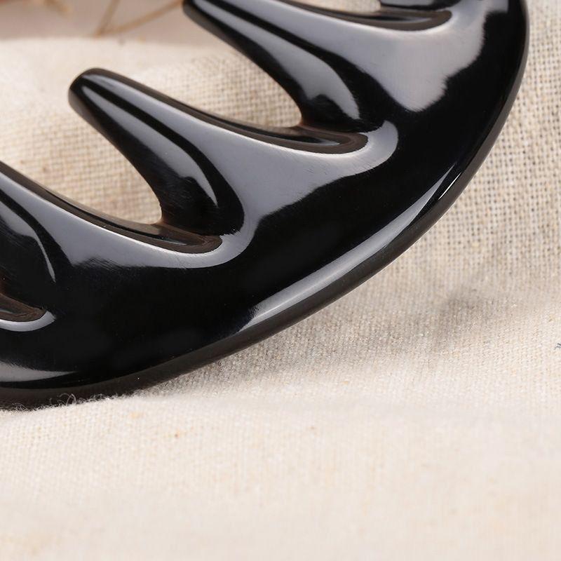 【天然工坊】特製款 高山犛牛實心棒 加厚牛角 臉部牛角 三角牛角 五指牛角 U形 頭部按摩 胸部按摩 刮痧 撥筋棒 拔筋-細節圖9