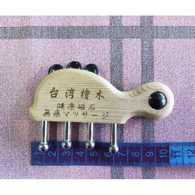 【天然工坊】🌈台灣製🌈小海豚按摩梳，健康磁石製作 無痕按摩梳-細節圖2