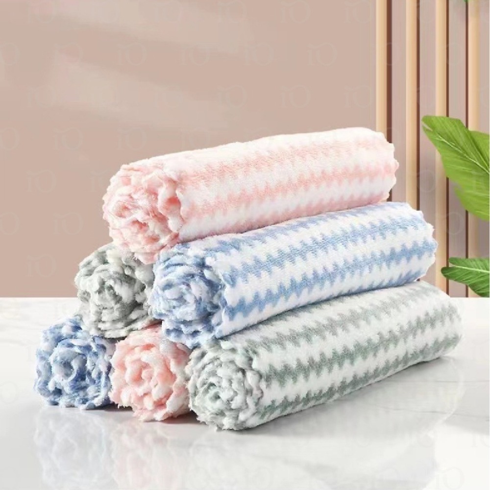 ⚡台灣現貨⚡超吸水珊瑚絨加厚抹布 擦拭布 抹布 百潔布 擦車布 洗碗布 洗碗巾 強力吸水抹布 廚房抹布不沾油-細節圖9