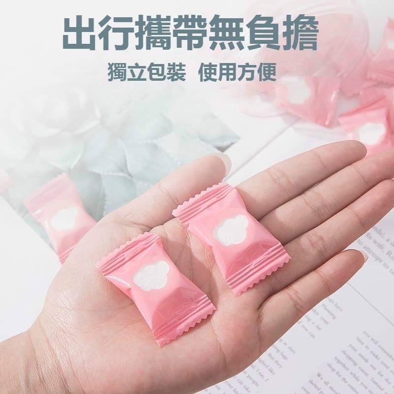 ⚡台灣現貨⚡(買100送20) 一次性拋棄式旅行壓縮毛巾 壓縮毛巾 拋棄式 便攜式毛巾 旅遊洗臉巾 戶外旅行毛巾 潔面-細節圖6