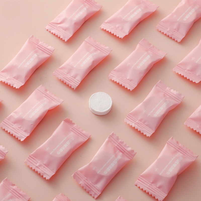 ⚡台灣現貨⚡(買100送20) 一次性拋棄式旅行壓縮毛巾 壓縮毛巾 拋棄式 便攜式毛巾 旅遊洗臉巾 戶外旅行毛巾 潔面-細節圖8