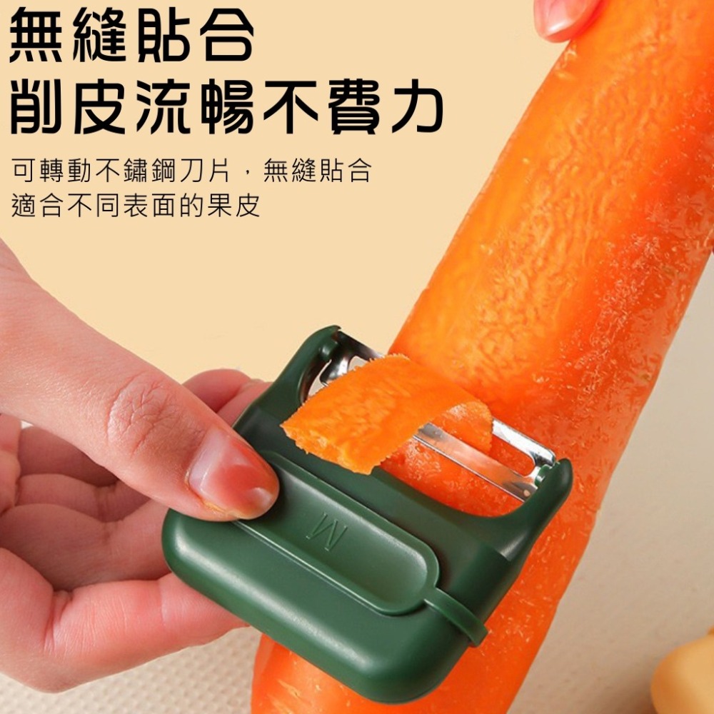 ⚡台灣現貨⚡磁吸削皮器 不鏽鋼削皮刀 水果削皮刀 削水果 不鏽鋼刨刀不銹鋼切絲刀 刨絲刀 露營美學-細節圖5