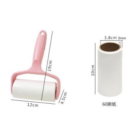 ⚡台灣現貨⚡除塵滾筒 捲毛器 50撕 黏灰塵 清除毛髮 衣物刷毛器 毛屑 黏塵紙 可撕式黏毛滾筒-細節圖6