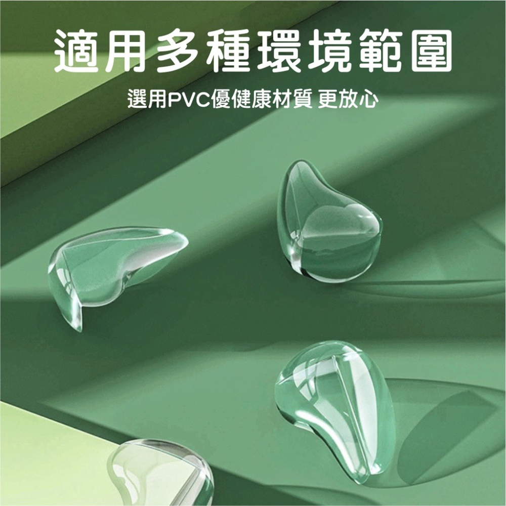 ⚡台灣現貨⚡新款水滴款防撞角(4入) 透明桌角兒童防磕碰保護套 傢俱矽膠加厚防撞角 家具 桌角 防撞貼片 防護貼片 防-細節圖3