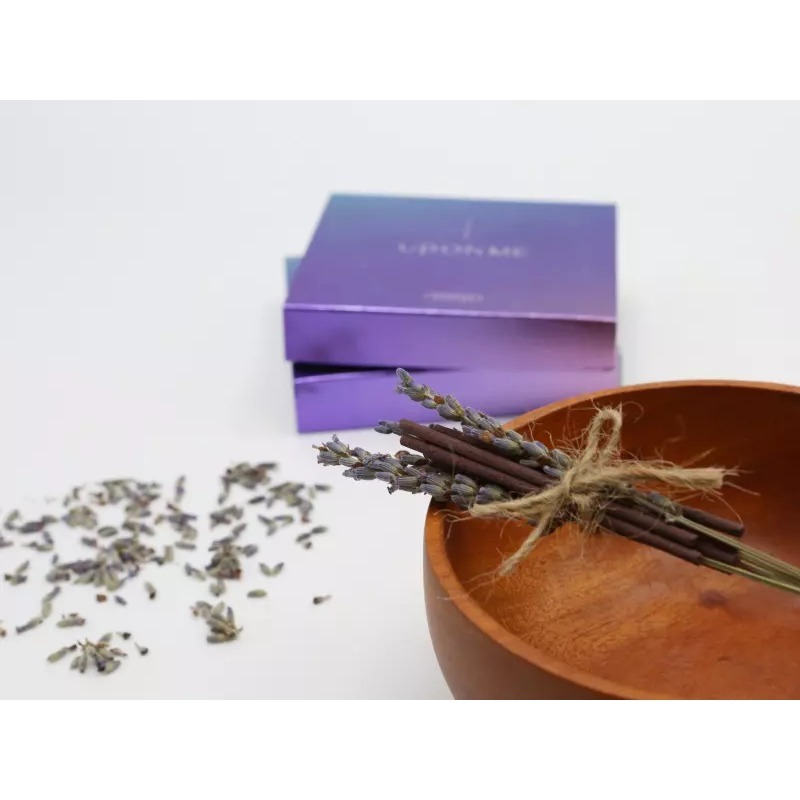 ⚡台灣現貨⚡台灣製 UPONME頂級精油線香-療癒系線香20入 保加利亞玫瑰 薰衣草 特級依蘭 楠木 楓木-細節圖4