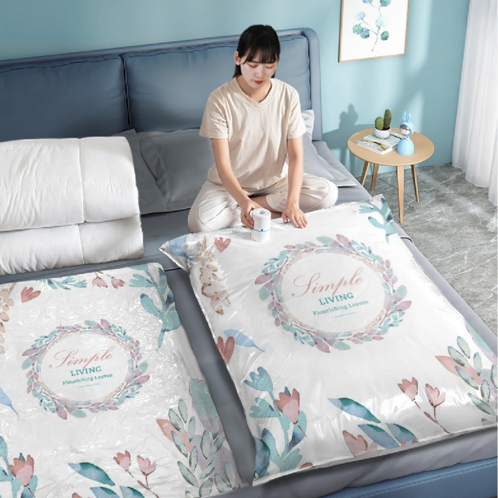 ⚡台灣現貨⚡壓縮袋 真空壓縮袋 收納袋 特厚 棉被收納袋 衣物收納 真空袋 真空收納袋 衣物收納袋 棉被壓縮袋-細節圖3