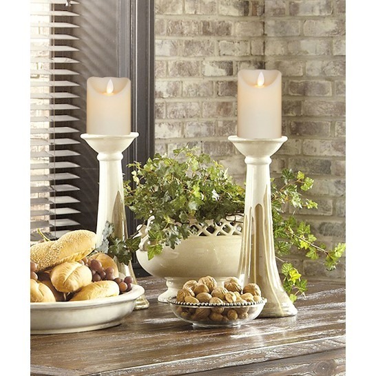 ⚡台灣現貨⚡【火苗搖擺-送電池】led電子蠟燭 仿真石蠟燈 婚慶浪漫酒吧裝飾引路燈-細節圖4