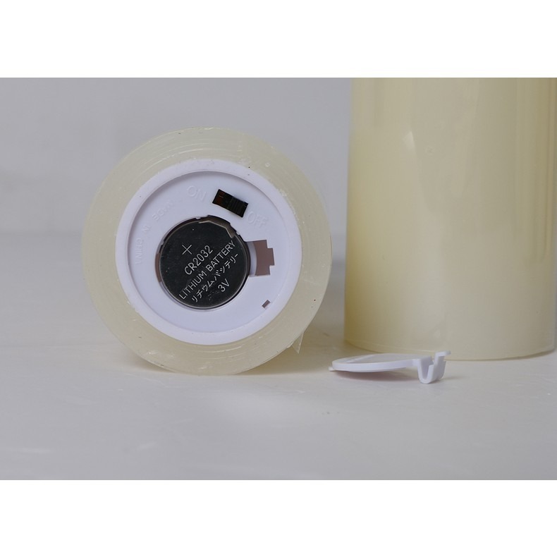 ⚡台灣現貨⚡【火苗搖擺-送電池】led電子蠟燭 仿真石蠟燈 婚慶浪漫酒吧裝飾引路燈-細節圖8