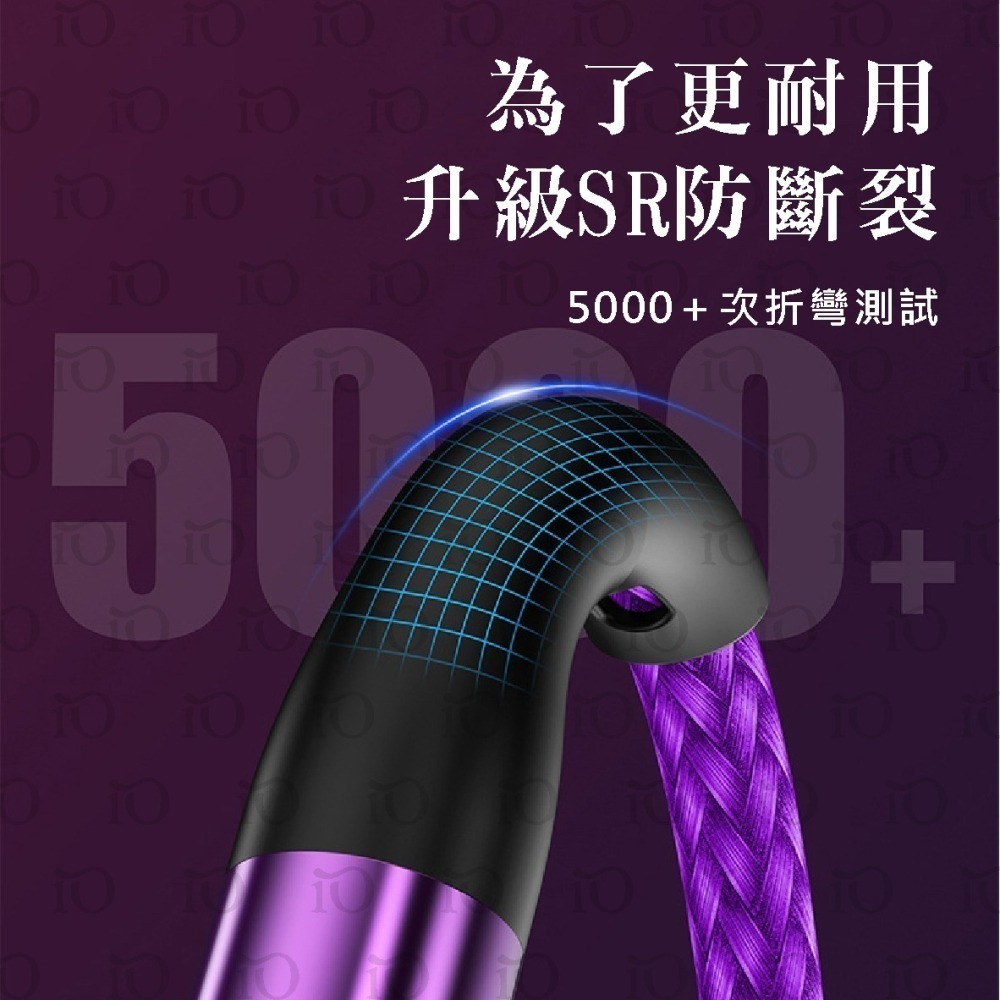 ⚡全新升級⚡二拖三快充線 五合一快充數據線 一拖三充電線 1.2m快充線 安卓 蘋果 type-c 快速充電 數據線-細節圖7