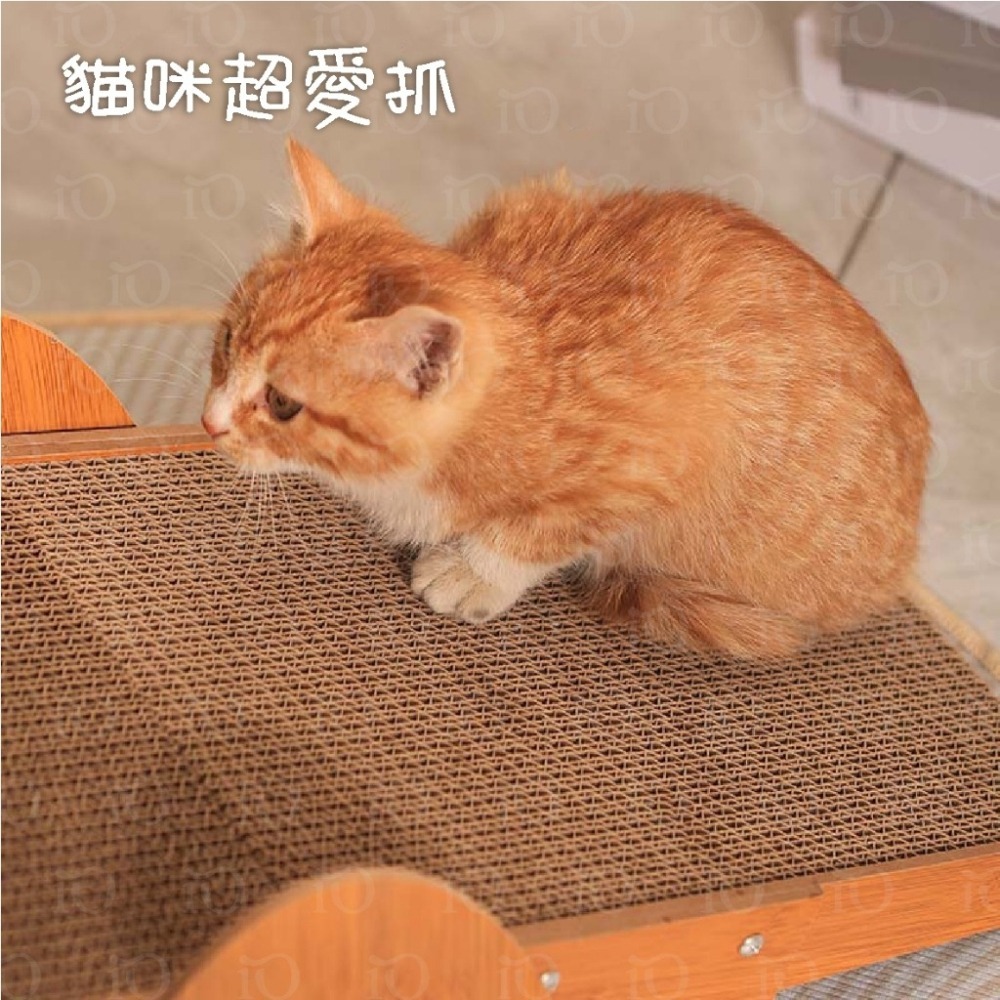 ⚡台灣現貨⚡蹺蹺板貓抓板 雙面抓 超取三片 最便宜 高密度 超耐抓 貓磨爪 抓板 梯抓 方抓 梯形 矩形 貓玩具-細節圖5