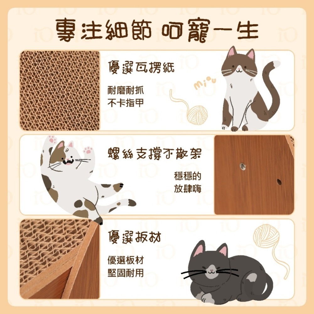 ⚡台灣現貨⚡蹺蹺板貓抓板 雙面抓 超取三片 最便宜 高密度 超耐抓 貓磨爪 抓板 梯抓 方抓 梯形 矩形 貓玩具-細節圖6