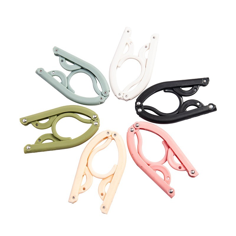 ⚡旅行必備⚡魔術旅行折疊衣架 旅行衣架 曬衣架 晾衣架 收納衣架 衣架 防滑衣架 折疊衣架  簡易衣架 魔術衣架 掛衣-細節圖2