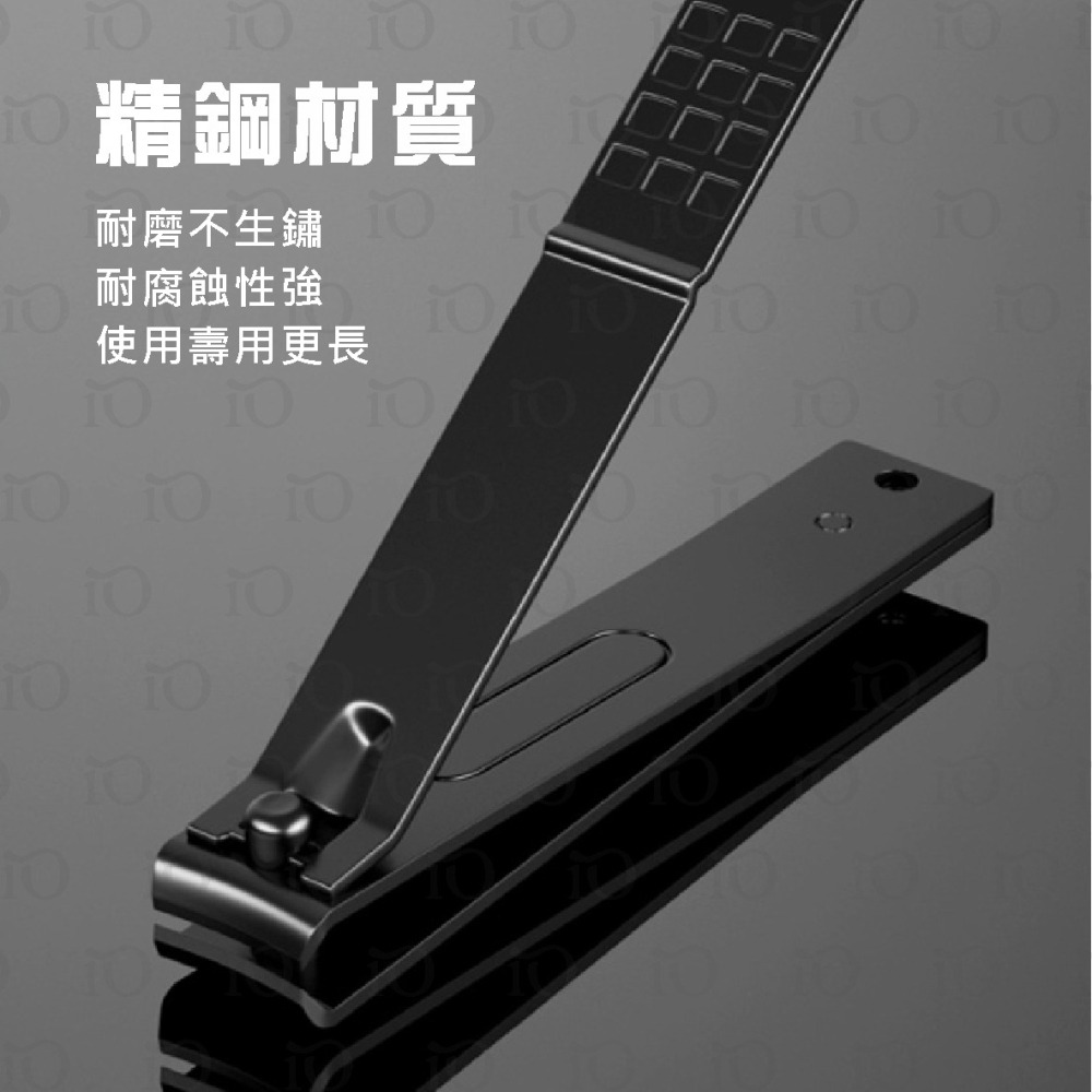 ⚡台灣現貨⚡不鏽鋼指甲剪 指甲剪 指甲刀 黑色 指甲鉗 美甲 修甲 指甲 美甲 工具 可洛萌 指甲剪-細節圖5