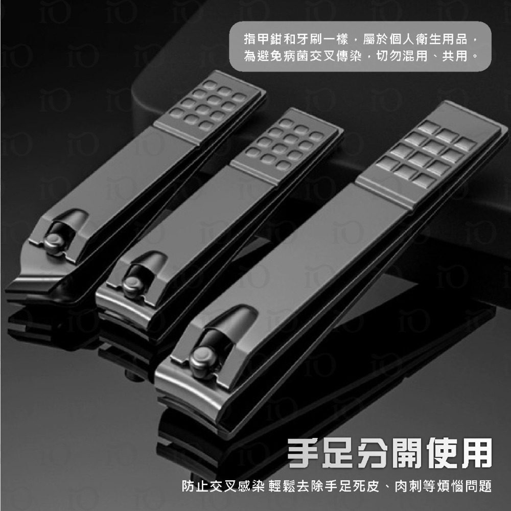 ⚡台灣現貨⚡不鏽鋼指甲剪 指甲剪 指甲刀 黑色 指甲鉗 美甲 修甲 指甲 美甲 工具 可洛萌 指甲剪-細節圖7