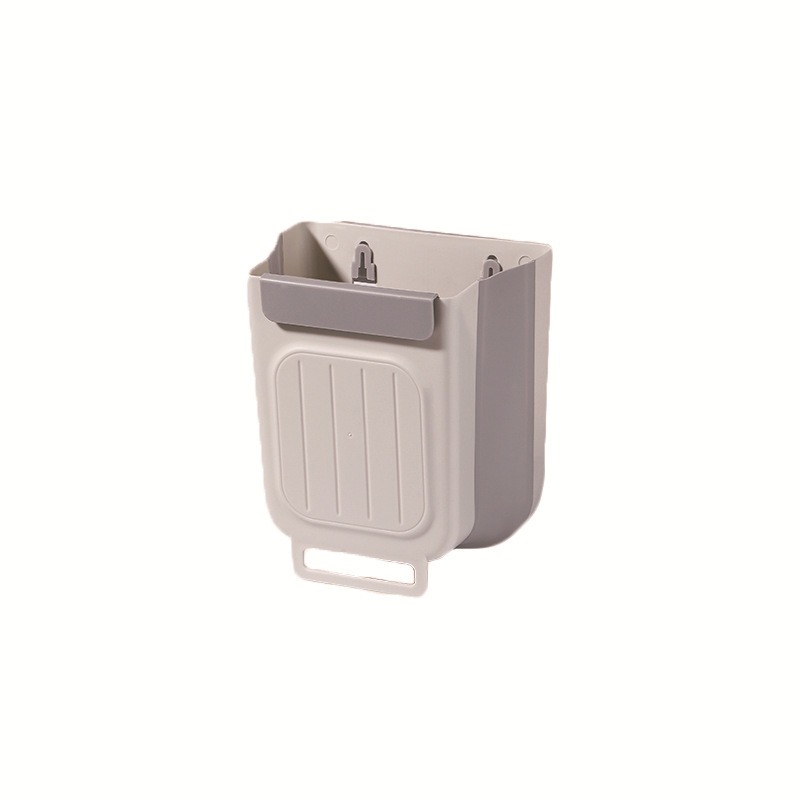 ⚡台灣現貨⚡折疊垃圾桶 掛式折疊垃圾桶 廚房垃圾桶 壁掛式垃圾桶 垃圾袋掛架 掛式垃圾桶 垃圾桶 廚餘桶-細節圖2