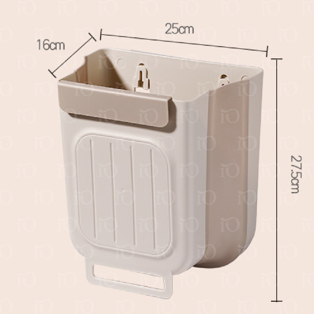 ⚡台灣現貨⚡折疊垃圾桶 掛式折疊垃圾桶 廚房垃圾桶 壁掛式垃圾桶 垃圾袋掛架 掛式垃圾桶 垃圾桶 廚餘桶-規格圖9