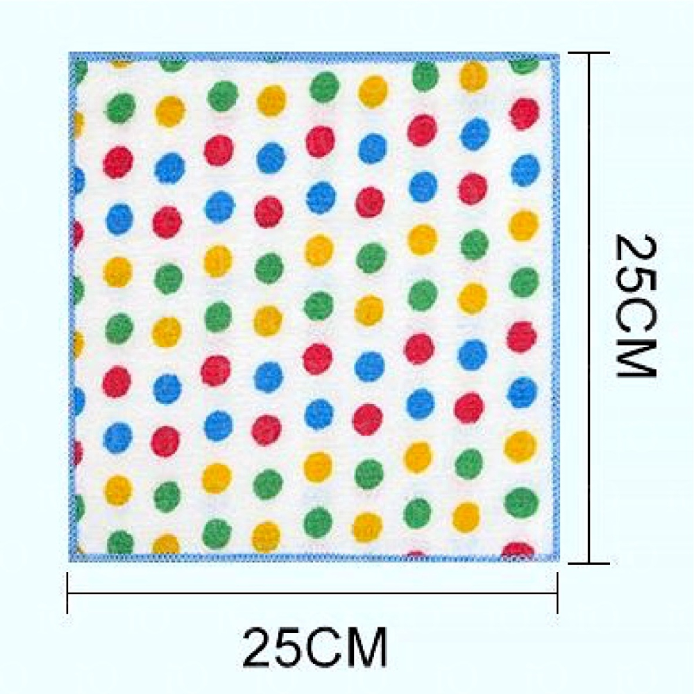 ⚡台灣現貨⚡彩色圓點珊瑚絨抹布5入 吸水抹布 廚房抹布 洗碗布 擦手巾 去污抹布 去油抹布 清潔抹布 擦拭布-細節圖9