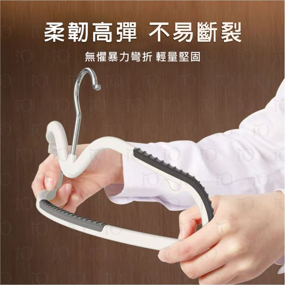 ⚡台灣現貨⚡短頸衣架 防滑衣架 M型衣架 衣架 多功能衣架 曬衣架 無痕衣架 可旋轉 不起肩 節省空間 衣服收納-細節圖6