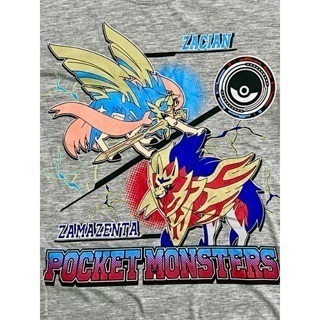 【二手童裝】日本帶回 寶可夢兒童長袖T恤 棉質長袖  蒼響劍之王 藏然瑪特 盾之王  130公分-細節圖2