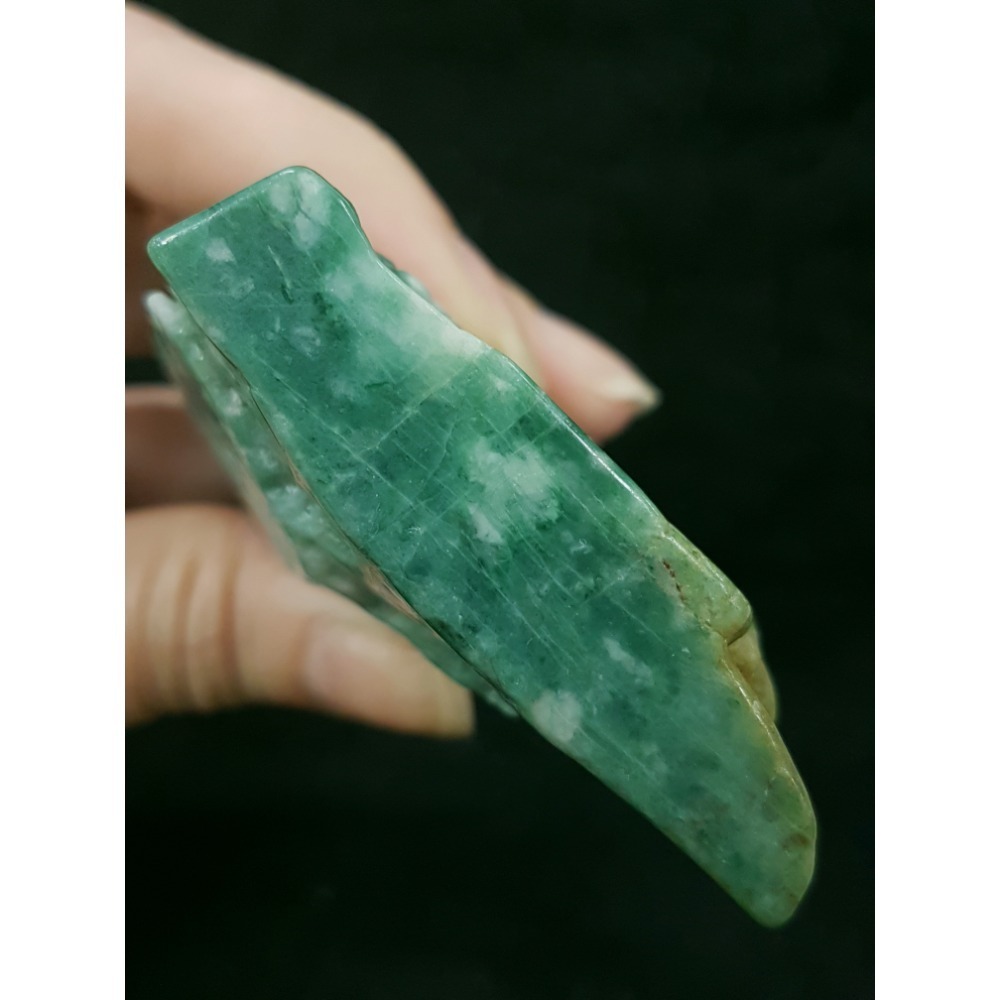 天然緬甸玉A貨翡翠巧雕 蜥蜴 今非昔比 蜥望無窮 吸金百億 變色龍 擺件-細節圖8