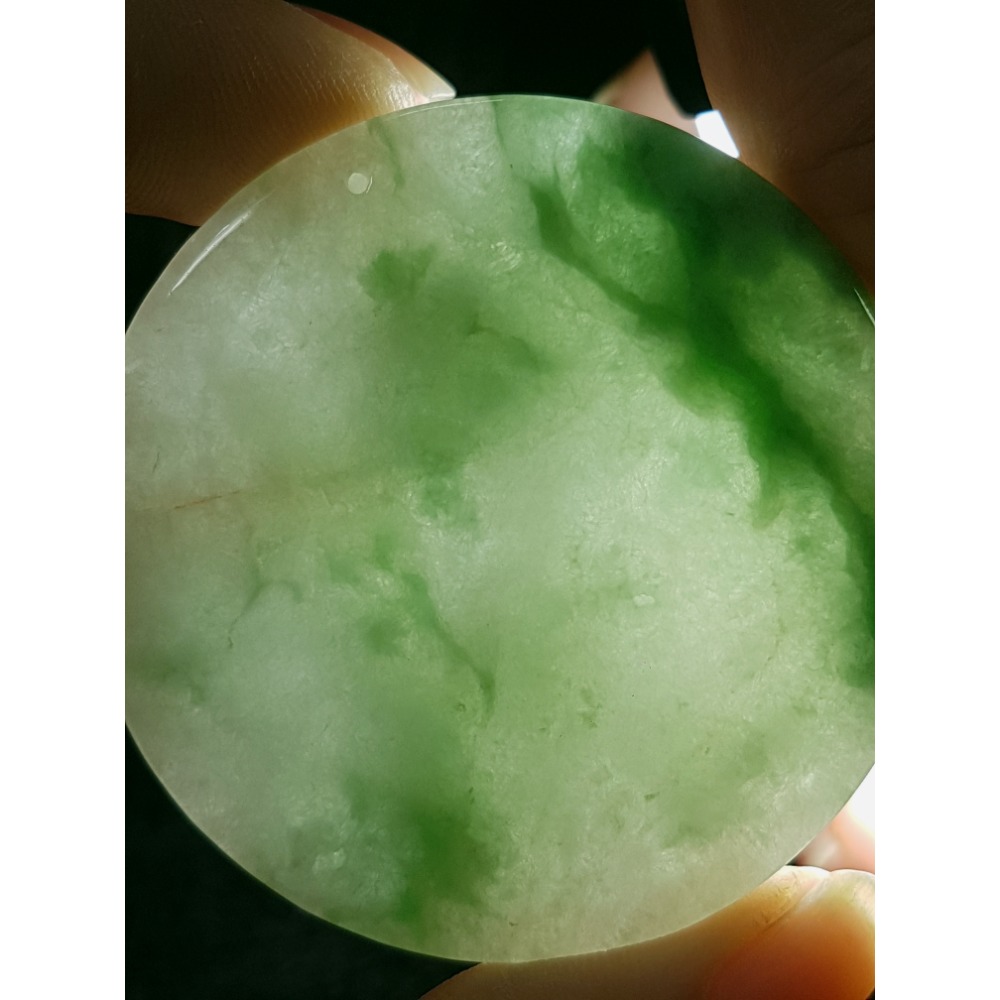 天然緬甸玉A貨翡翠 鳳穿牡丹 鳳凰  富貴花 牡丹花 掛墜吊飾吊墜-細節圖4