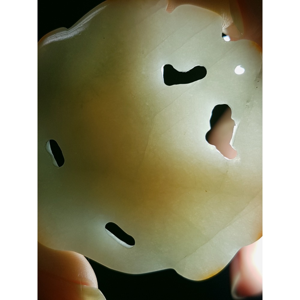 天然緬甸玉A貨翡翠  狐狸面具美麗 機靈 智慧 招人緣 狐狸 掛墜吊飾吊墜擺件-細節圖5