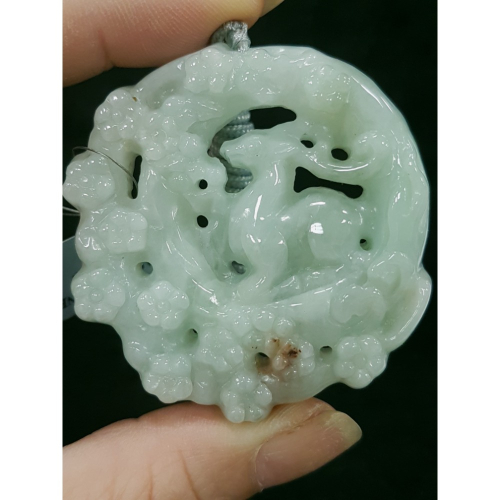 天然緬甸玉A貨翡翠 靈鹿 福祿到臨 麋鹿 梅花鹿 一鹿發財 出鹿平安 一路有你 一路相伴 吊墜吊飾掛墜 - 小資翡翠屋 - iOPEN Mall