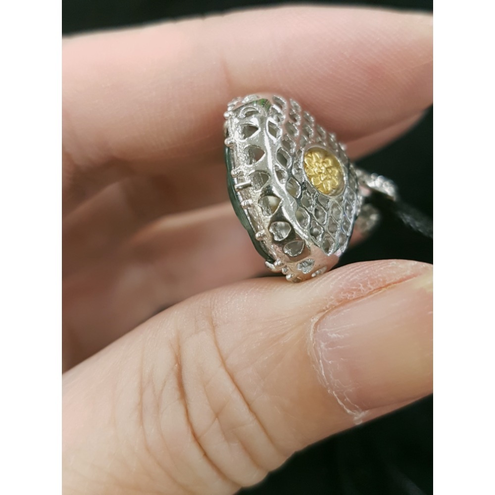 天然緬甸玉A貨翡翠瓜料招財 翡彌勒 笑彌勒 大肚彌勒 布袋和尚大肚能容 笑口常開 鑲嵌 玉墜項鍊-細節圖8