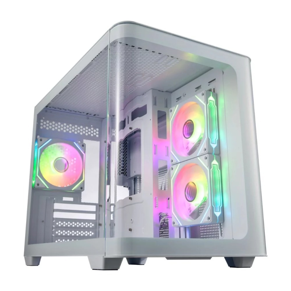 ✨賣家宅配=直送免運✨FSP 全漢S380-BA/S380-WA M-ATX 黑/白3D弧形玻璃電腦機殼-規格圖6