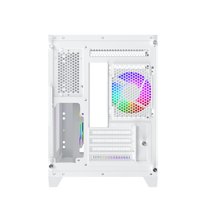 Xigmatek富鈞 AQUA M NANO/AQUA M NANO ARCTIC炫彩固光M-ATX黑色/白色海景房機殼-細節圖6