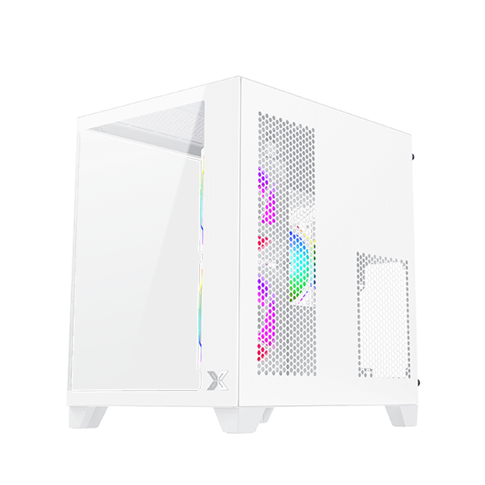 Xigmatek富鈞 AQUA M NANO/AQUA M NANO ARCTIC炫彩固光M-ATX黑色/白色海景房機殼-細節圖10