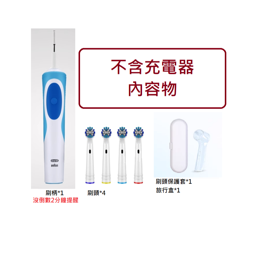 Oral-B 充電式電動牙刷D12 豪華大全配，請詳閱產品說明-細節圖8