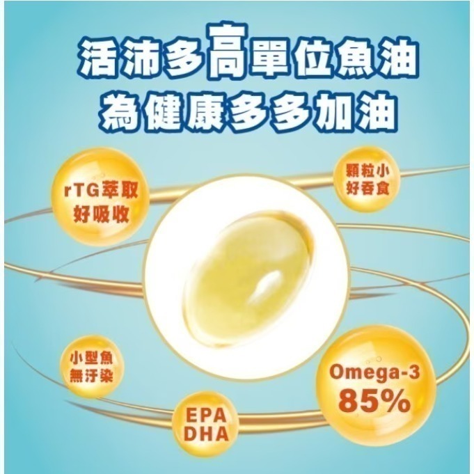 NutriPlus 活沛多 超悅EPA魚油軟膠囊 60粒-細節圖6