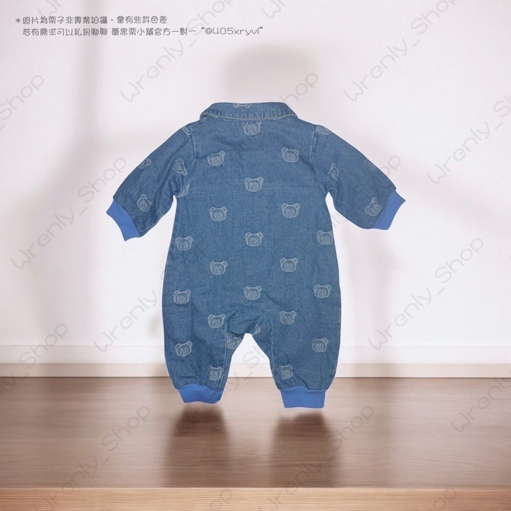 牛仔連身爬服 #158127-細節圖2