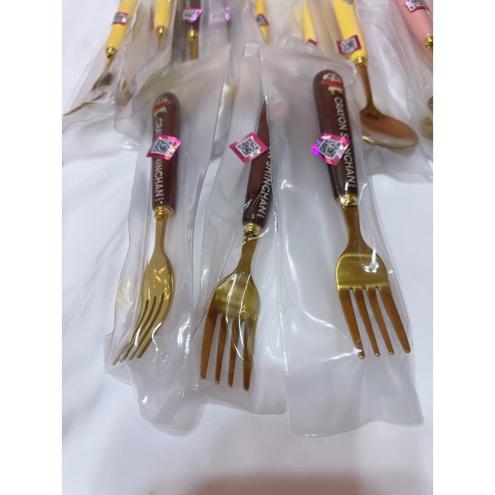 蠟筆小新金湯匙&金叉子 #10054-規格圖1