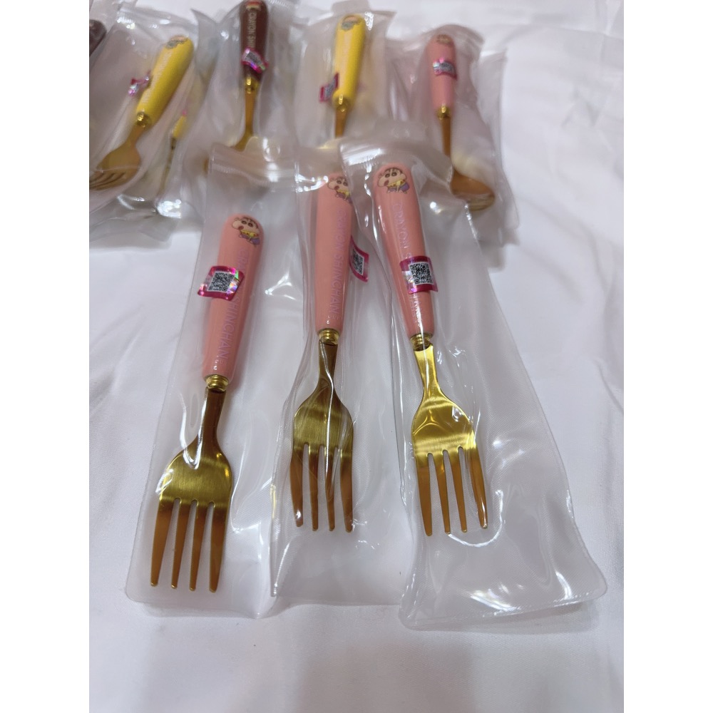 蠟筆小新金湯匙&金叉子 #10054-規格圖1