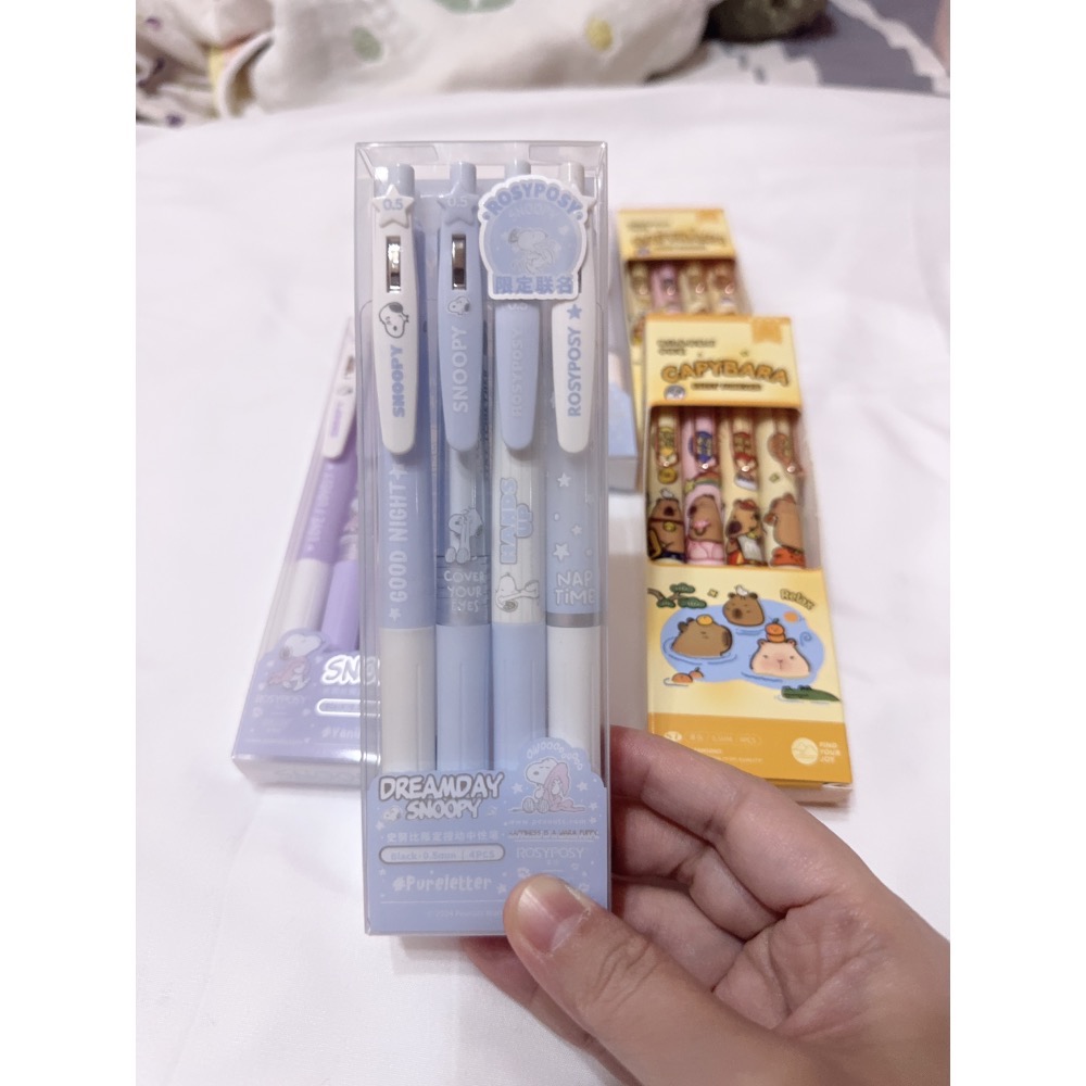 史努比/卡比皮巴拉 0.5mm中性筆-規格圖1